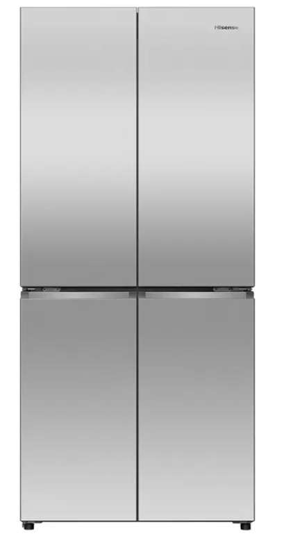 HISENSE French Door 483L Fridge, Stainless Steel, HRCD483TS. NB: NOT WORKIN