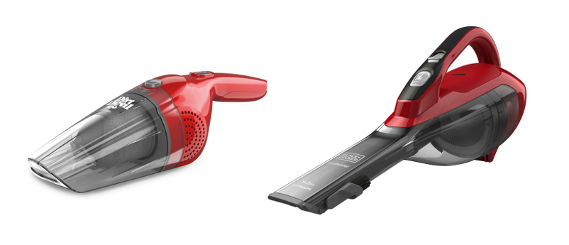 2 x Assorted Handheld Vacuums Including BLACK+DECKER 10.8V Lithium-Ion Dust