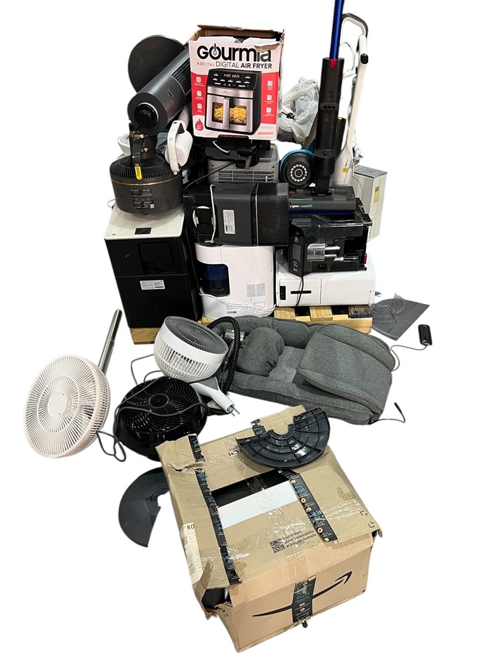 Assorted Returned Household Appliances. NB: Products are untested/condition