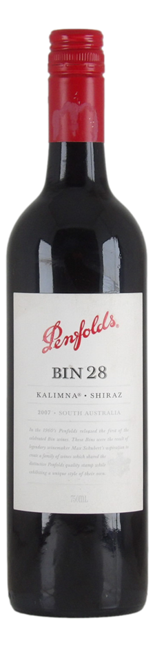 Penfolds Bin 28 Kalimna Shiraz 2007 (1x 750mL), SA.