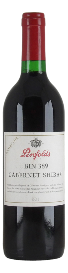 Penfolds Bin 389 Cabernet Shiraz 1998 (1x 750mL) SA.