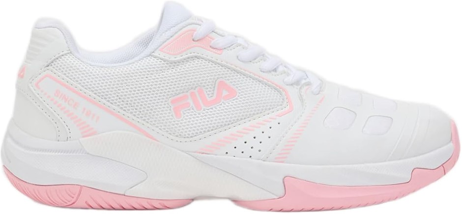 FILA Women's Parioli Performance Shoes, US7.5/EU38.5, White/Pale Lilac, 5T2