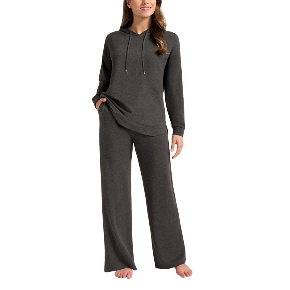 MAX&MIA Women's Modal Lounge Set, Size S, Heather Charcoal Grey. Buyers No