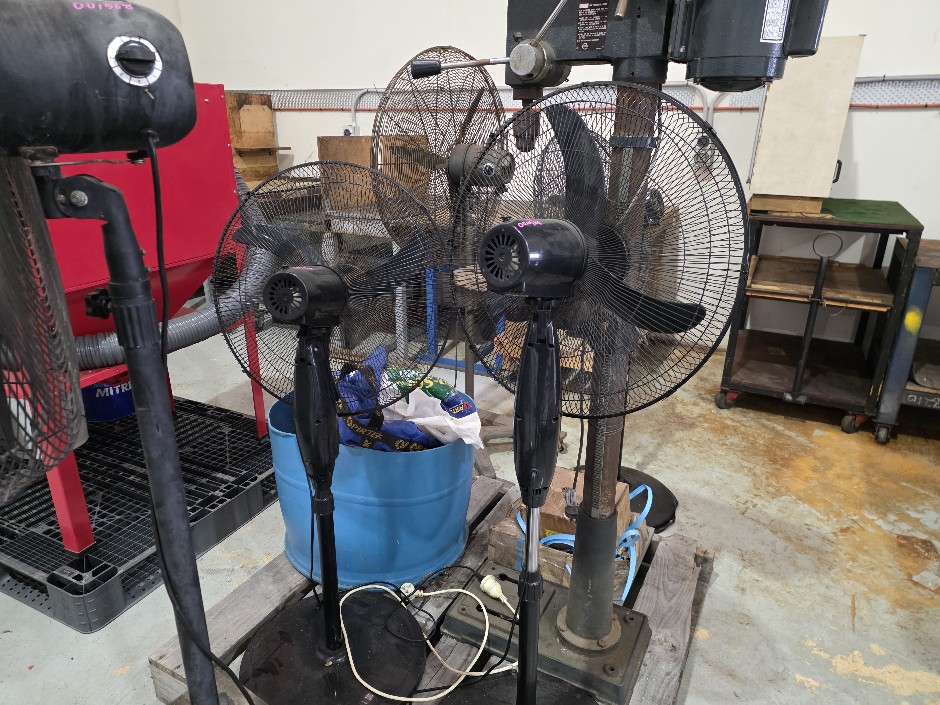 6 x Pedestal Fans