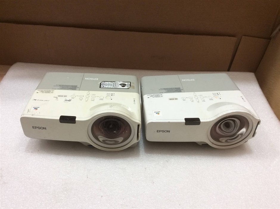 Epson EB-410W LCD Projector (Lot of 2)