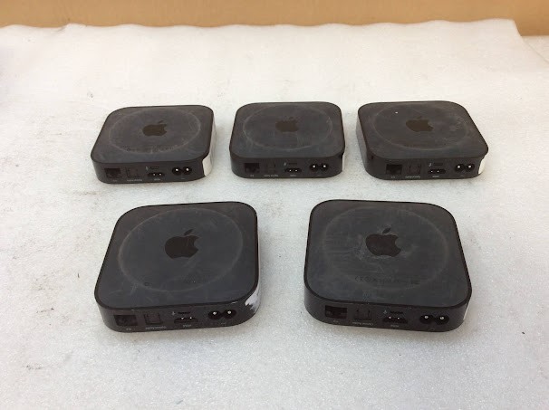 Apple TV (3rd )(A1427)&TV 3&TV 3 HD (A1378) TV BOX (Lot of 5)
