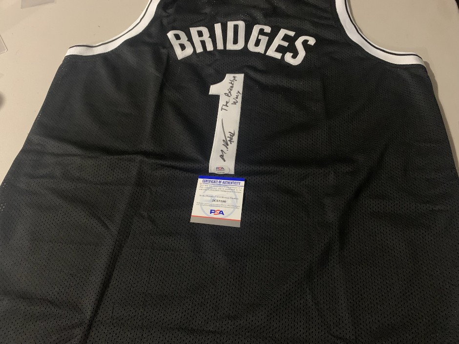 Mikal Bridges signed and inscribed Jersey - 2026 NBA champion