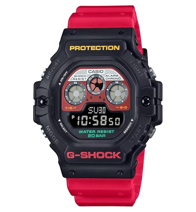 CASIO Resin G-Shock Mix Tape Series DW-5900MT-1A4DR Digital Men's Sport Wat