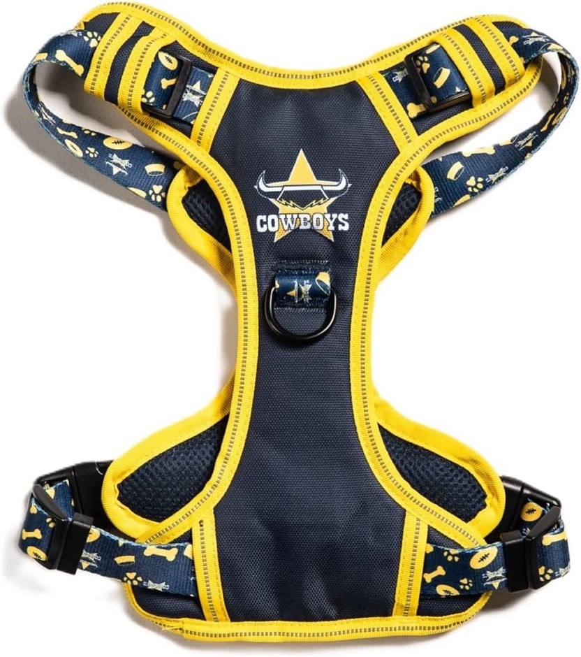 NRL North Queensland Official Cowboys Dog Harness Large