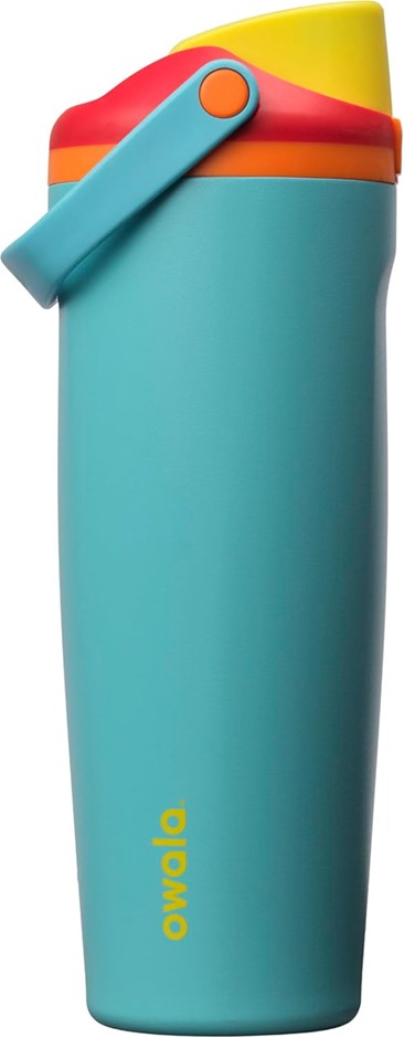 OWALA FreeSip Sway Insulated Water Bottle - 887ml (30oz) Summer Sweetness.