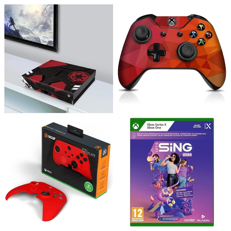 4 x XBOX accessories. 1 x CONTROLLER GEAR Star Wars Jedi: Fallen Order Cons