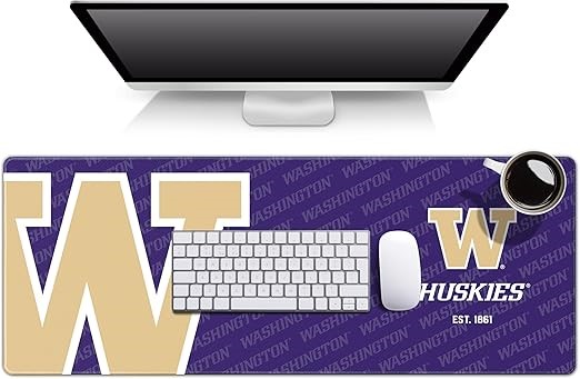 3 x YOUTHEFAN Desk Pad. 1 x YOUTHEFAN NCAA Washington Huskies Logo Series D
