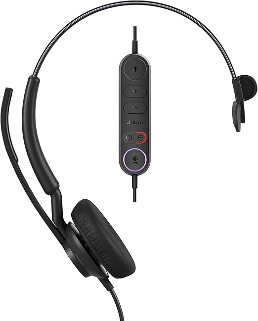 Jabra Engage 40 Wired Headset - 2 World Class Microphones with Active Noise