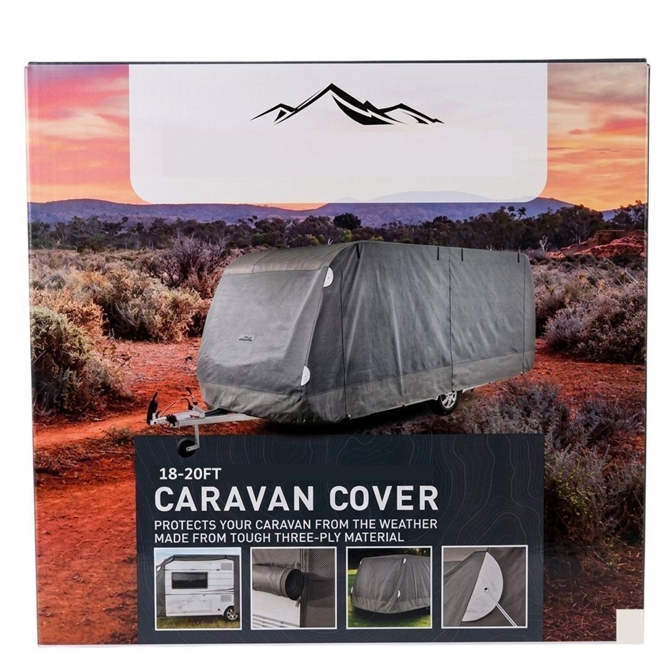 Premium Caravan Cover 18-20 FT - All-Weather Waterproof Trailer Protection