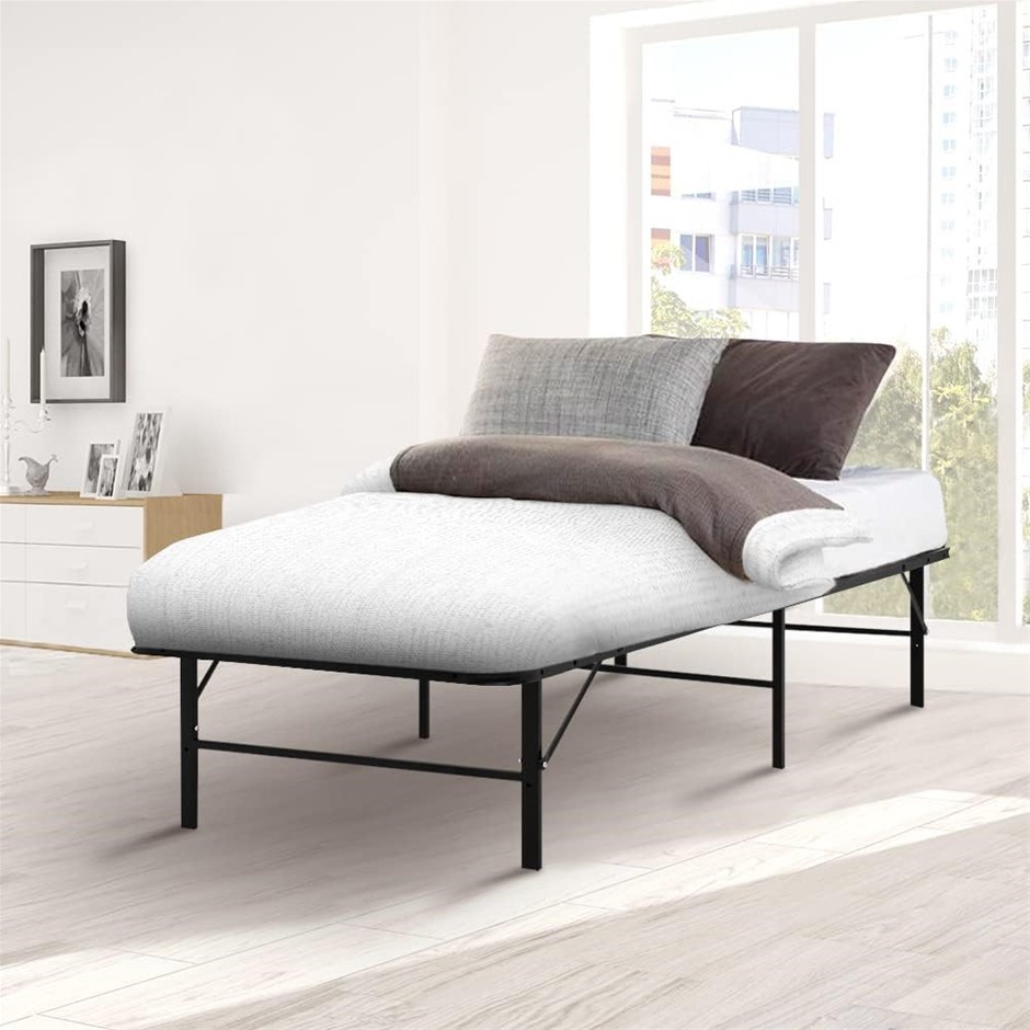 ARTISS Single Metal Bed Frame, 150kg Weight Capacity. NB: Not boxed & missi