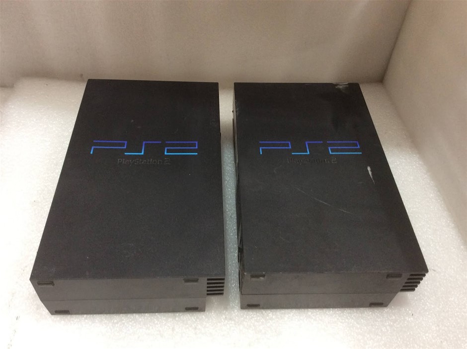 Sony SCPH-39002 and SCPH-30002 PlayStation 2 Game Console (Lot of 2)