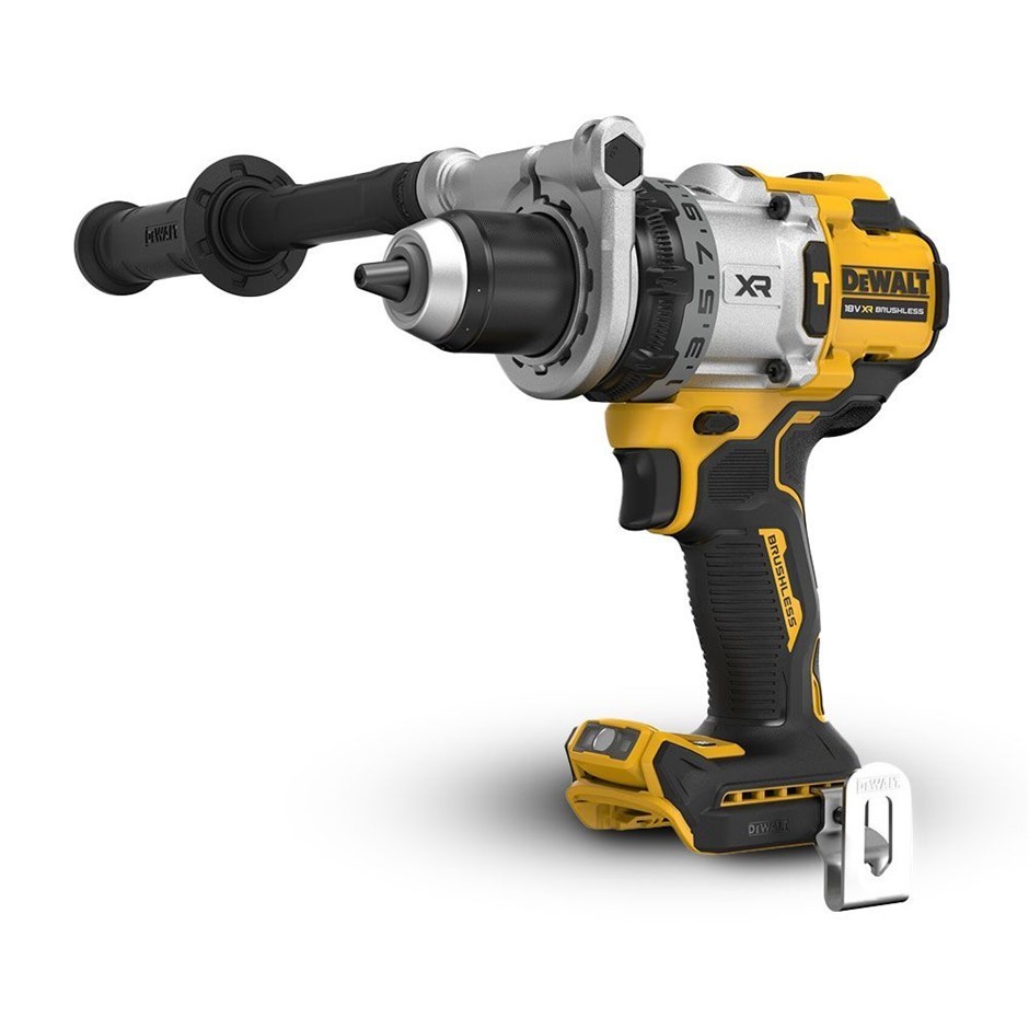 DeWALT 18V XR 3 Speed Premium Brushless Hammer Drill Driver - Skin Only. NB