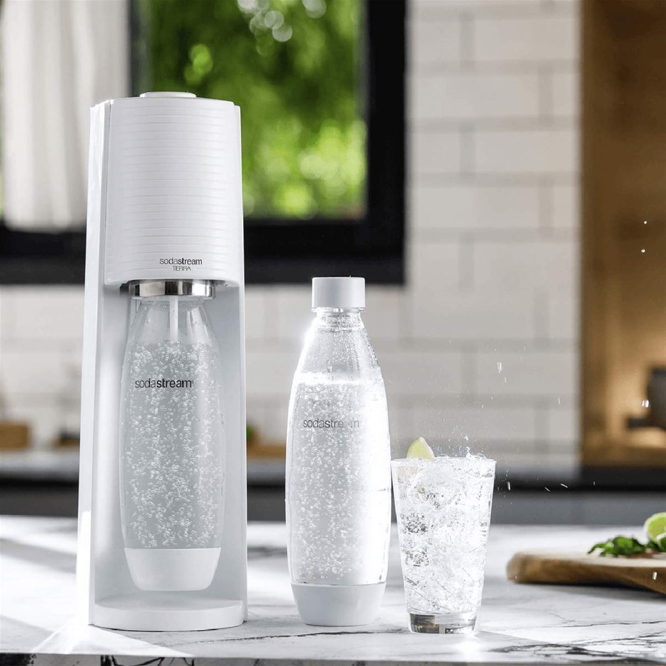 SODASTREAM Terra, White. NB: Has been used, not in original packaging, 1 x