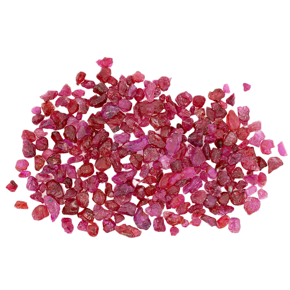 100.80 Carats Red Ruby Uncut Parcel
