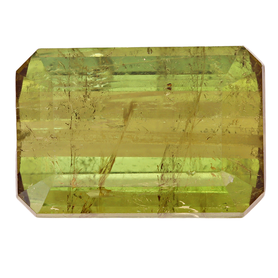 6.86 Carats Green Tourmaline