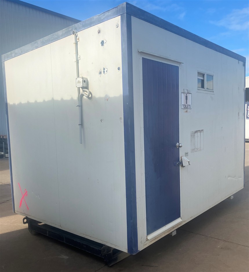 Portable Toilet Block W/ Shower - 3.6m x 2.4m - Glendenning