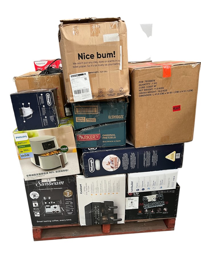 30 x Returned Assorted Kitchen and Home Appliances, comprising: Total
