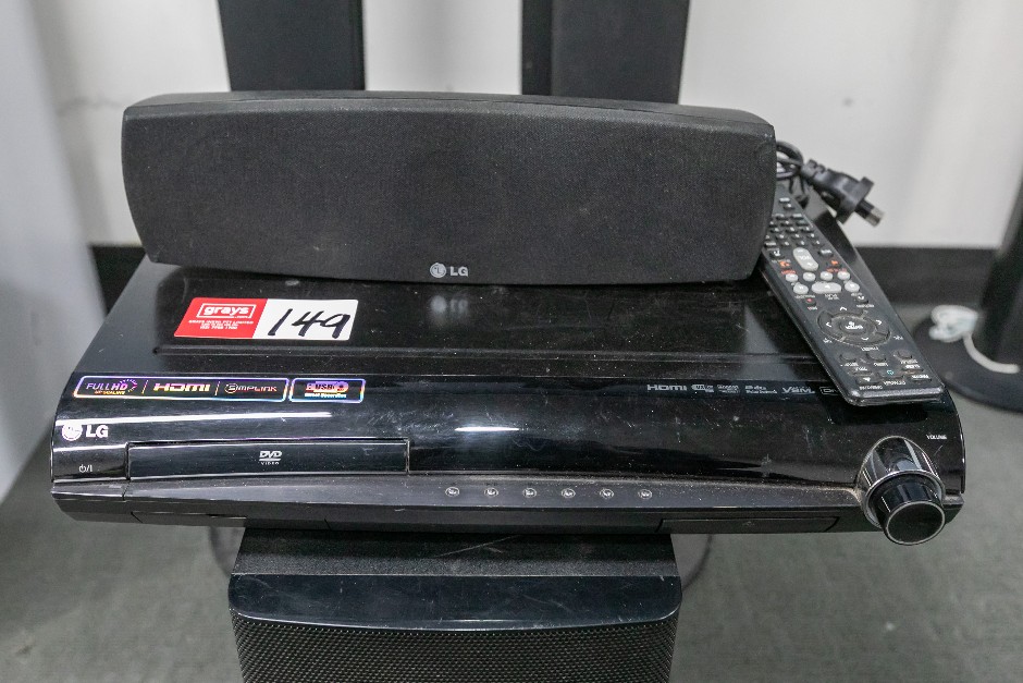 <p>LG DVD Home Theatre System</p>