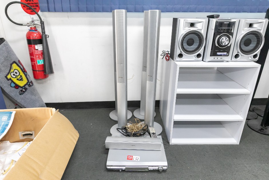 <p>Panasonic DVD Home Theatre System</p>