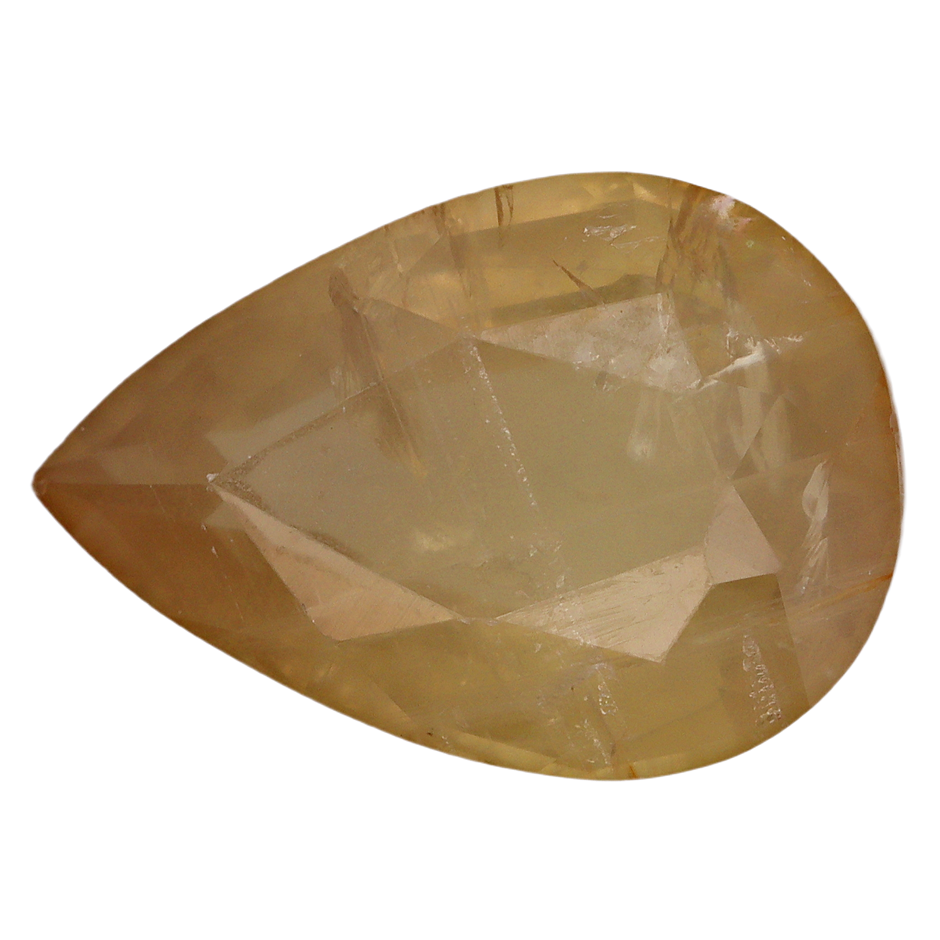 3.20 Carats Honey Yellow Sapphire