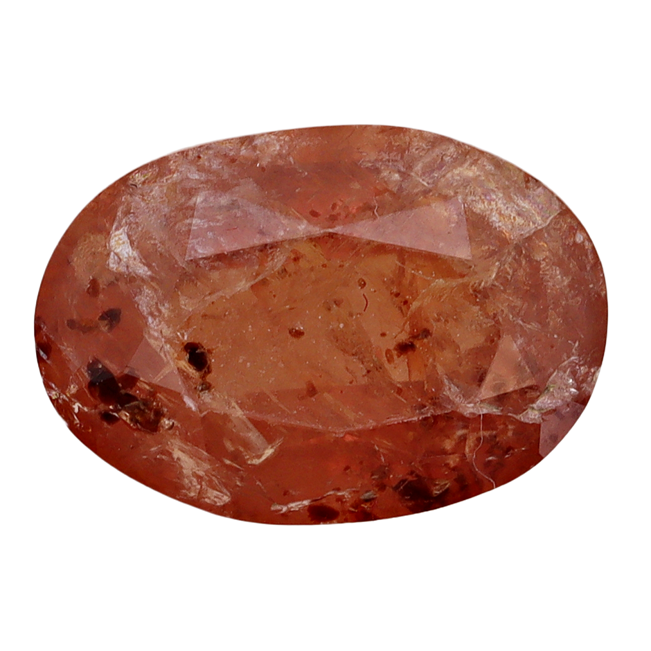 2.71 Carats Reddish Orange Sapphire