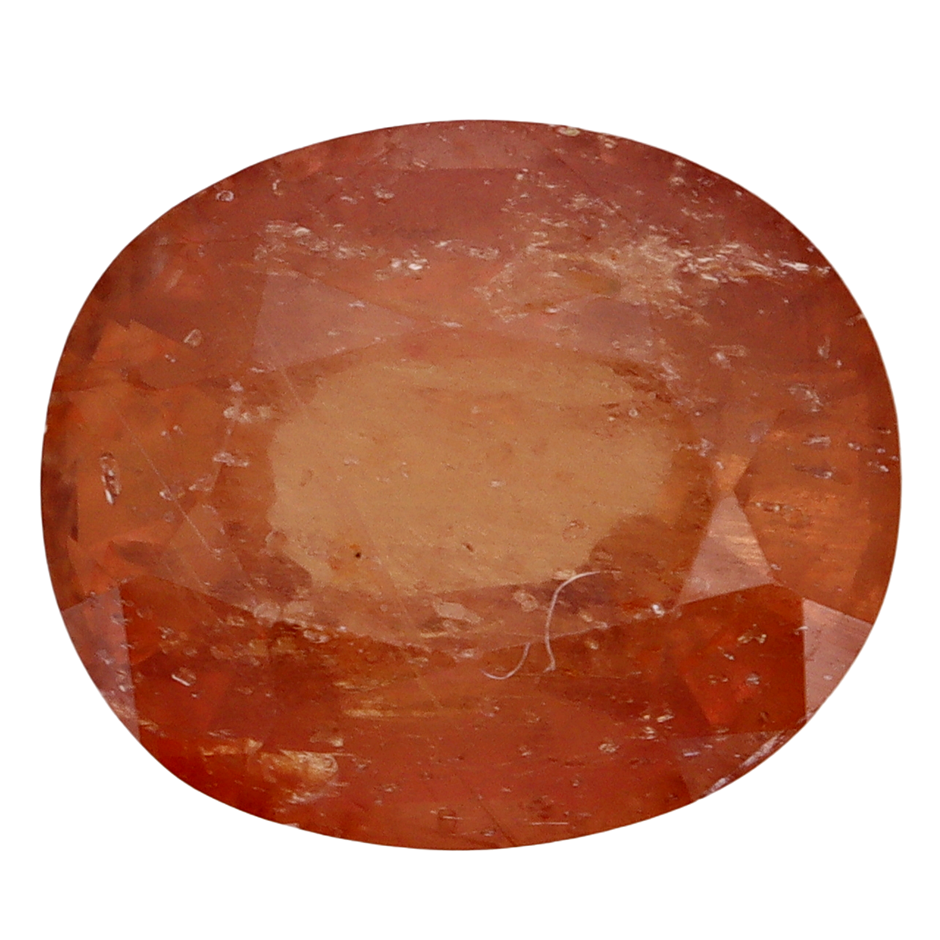 1.57 Carats Reddish Orange Sapphire