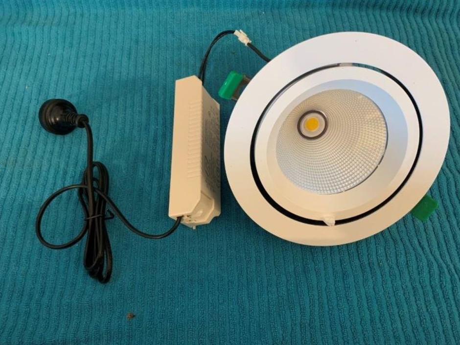 3 x Rafe Surface Mounted LED Scoop Lights (Unused)