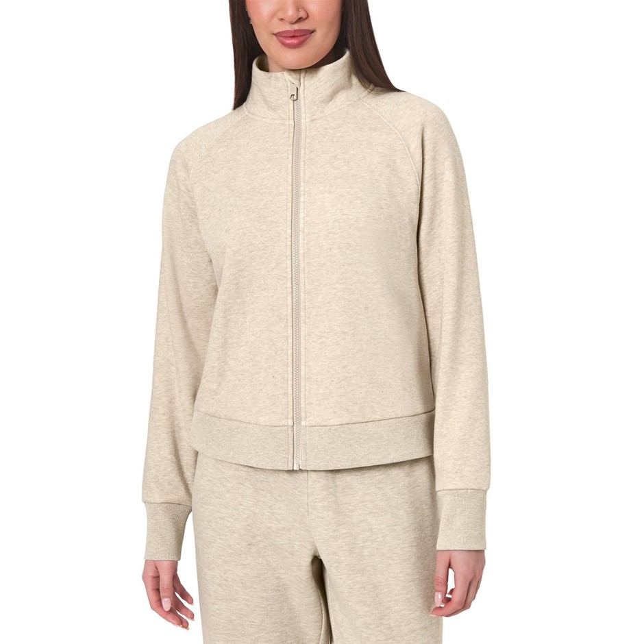MONDETTA Women's Fleece Zip Jacket, Size M, Nacreous Clouds. Buyers Note -