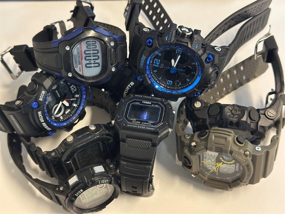 9 x Asstd. Digital Watch Brands MAMBO, ANKO, TRADIE & Others