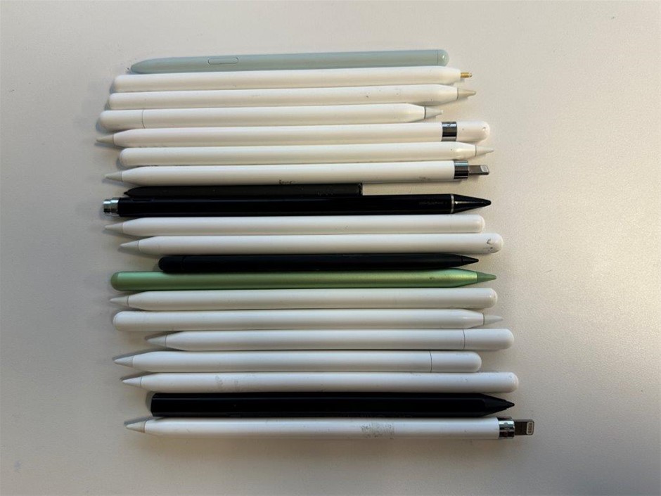 Assorted APPLE, LENOVO, SAMSUNG, WINDOWS stylus pens