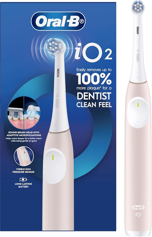 ORAL-B iO Series 2 Electric Toothbrush, Blush Pink. NB: no brush head
