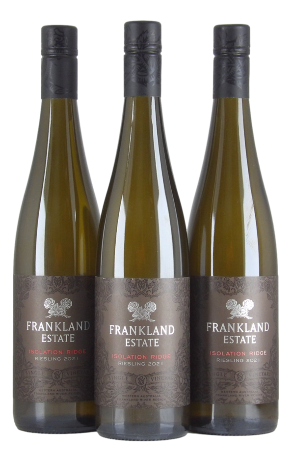 Frankland Estate Isolation Ridge Riesling 2021 (3x 750mL), WA.