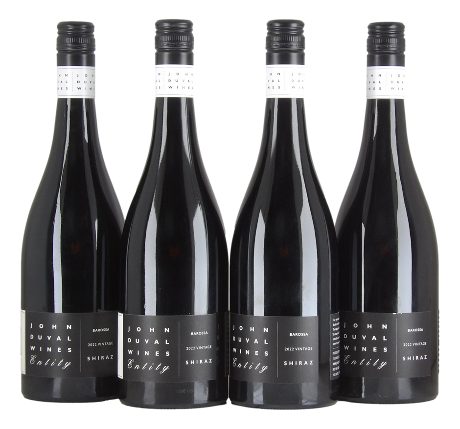 John Duval Entity Shiraz 2022 (4x 750mL), SA.