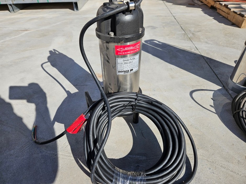 ZENOX ZSG-220-3 MANUAL GRINDER PUMP