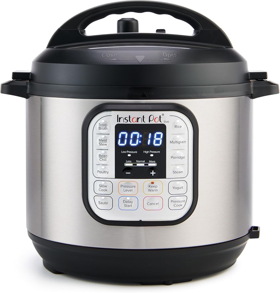 INSTANT POT Duo 7-in-1 Electric Pressure Cooker. NB: Has been used, no box.