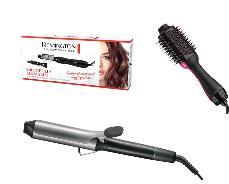 1X Remington Pro Big Curl Curling Tong, 1 x Remington Volume Plus Air Styl