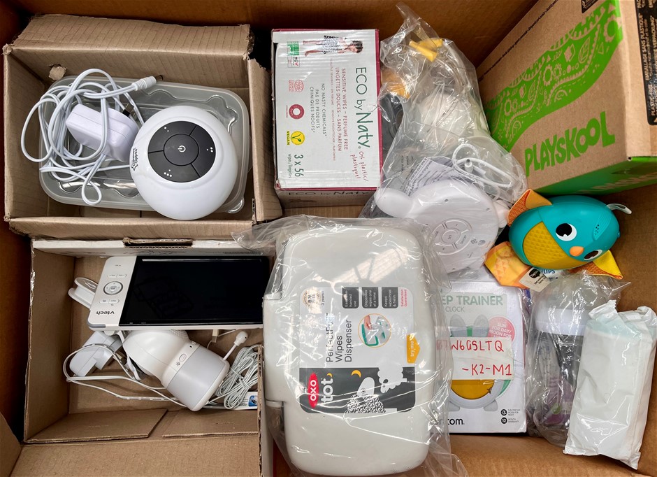 Assorted Baby Products Including OXO, ECO BY NATY, PLAYSKOOL & More. NB: So
