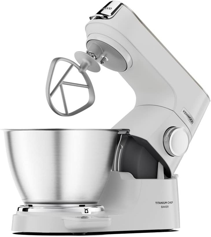 KENWOOD Titanium Chef Baker XLStand Mixer, KVL65.001WH, White. NB: Not turn