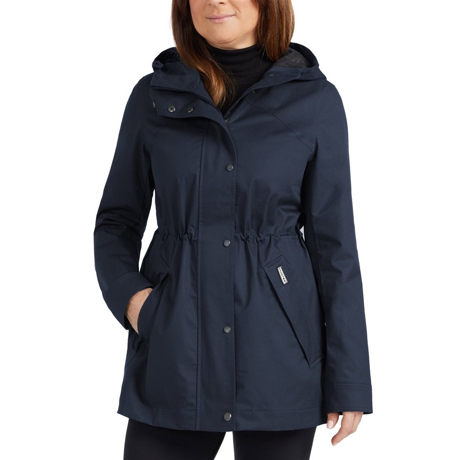 HUNTER Women's Rain Jacket, Size XL, Blue (Navy). RRP: $72.