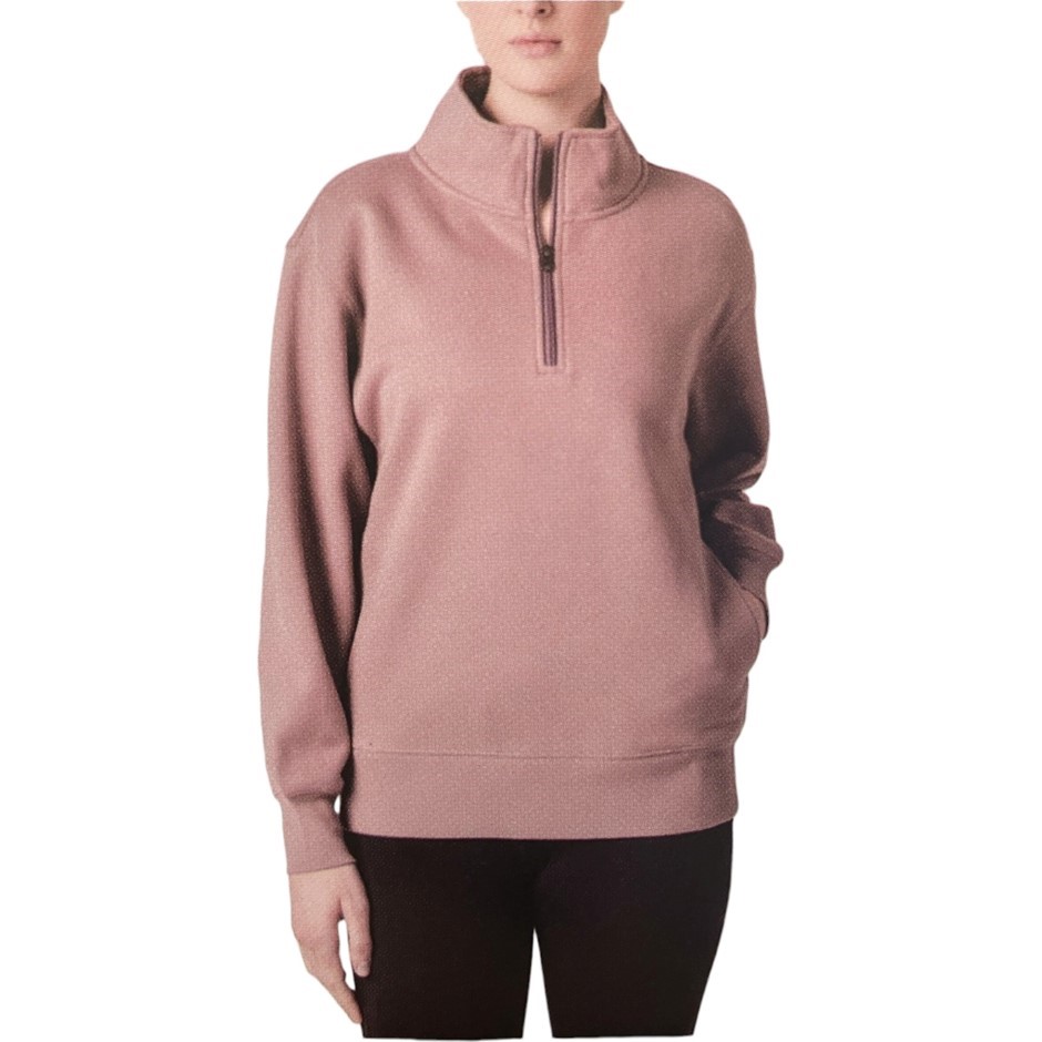 TUFF Women's 1/4 Zip Fleece Pullover, Size XS, Antler. Buyers Note - Disco