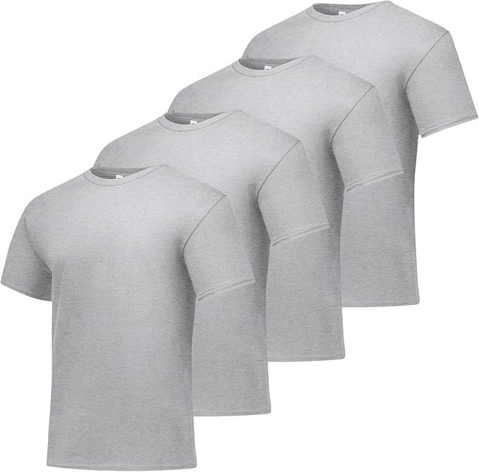 4 Pack x HANES Men's ComfortSoft T-Shirt, Size XL, Ash, O5280. Buyers Note