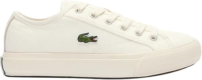 LACOSTE Women's Backcourt 124 1 CFA Canvs Sneaker, US7/EU38, Off White, 47C