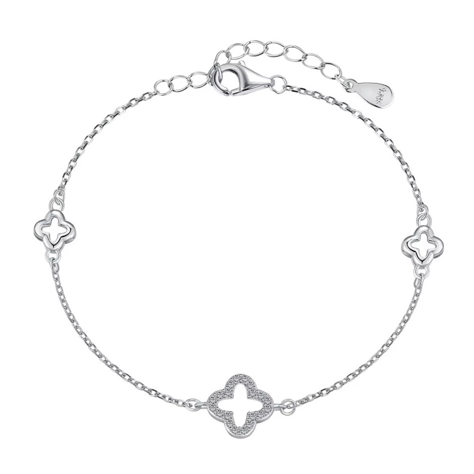 Elegant 5A Cubic Zirconia 925 Silver Tennis Bracelet