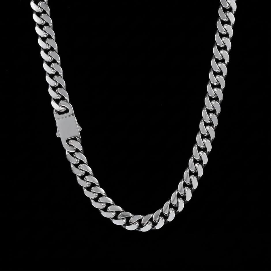 Silver-Filled Cuban Link Chain Necklace, 16MM Wide - 60.9cm