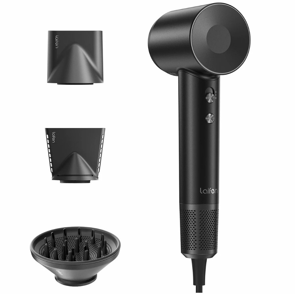 LAIFEN Swift Special High-Speed Hair Dryer, Black. N.B: Damaged packaging.